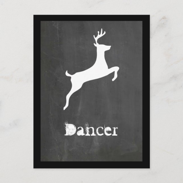 Cartes Pour Fêtes Annuelles Danseur (Devant)