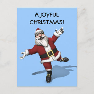 Cartes Pour Fêtes Annuelles Danseur de ballet Santa Claus