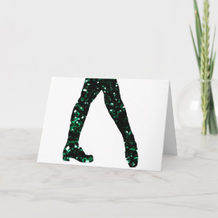 Cartes Pour Fêtes Annuelles Danseur irlandais