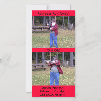 Cartes Pour Fêtes Annuelles Danseur, Prancer, Blitzen