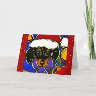 Cartes Pour Fêtes Annuelles Dappy Doxie Noël