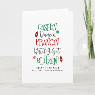 Cartes Pour Fêtes Annuelles Dashin Dancin Prancin Noël