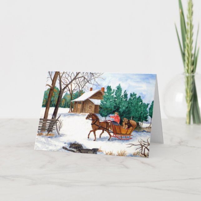 Cartes Pour Fêtes Annuelles Dashing the Fab 2 Christmas Card (Devant)