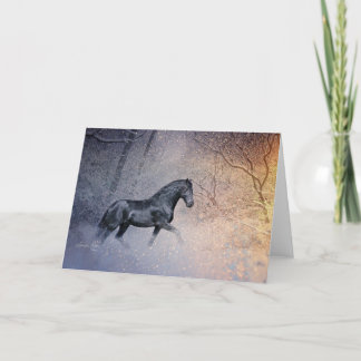 Cartes Pour Fêtes Annuelles Dashing Through the Snow