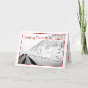 Cartes Pour Fêtes Annuelles Dashing to Christmas