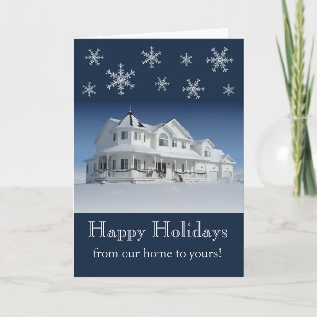 Cartes Pour Fêtes Annuelles De chez nous à la vôtre ! (Devant)