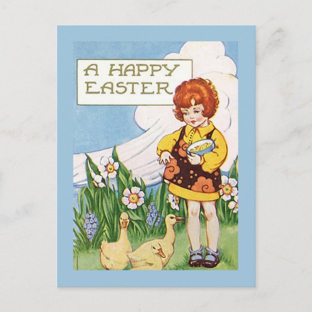 Cartes Pour Fêtes Annuelles "De Joyeuses cru Pâques" (Devant)