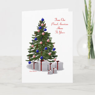 Cartes Pour Fêtes Annuelles De la maison américaine fière