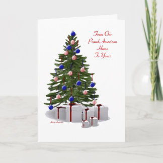 Cartes Pour Fêtes Annuelles De la maison américaine fière