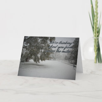 Cartes Pour Fêtes Annuelles De l'autre côté des kilomètres