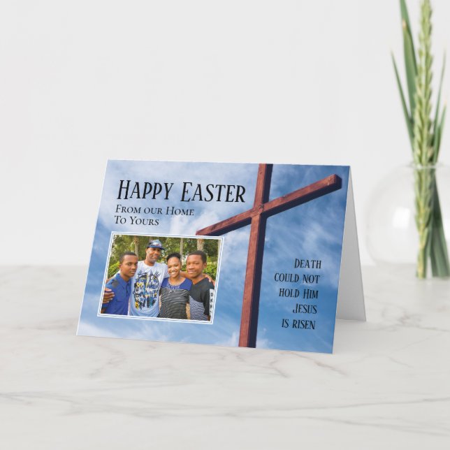 Cartes Pour Fêtes Annuelles De nos à vos Christian HAPPY EASTER Photo (Devant)