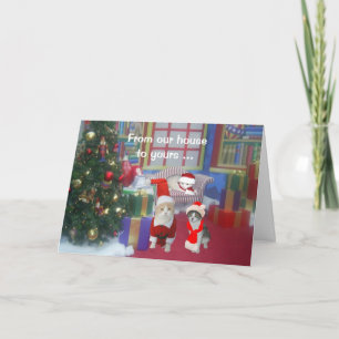 Cartes Pour Fêtes Annuelles De notre maison à la vôtre !