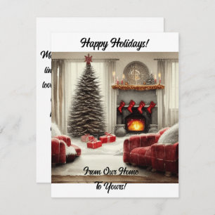 Cartes Pour Fêtes Annuelles De Notre Maison À La Vôtre