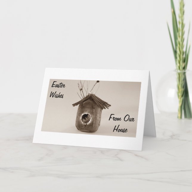 CARTES POUR FÊTES ANNUELLES DE NOTRE MAISON À VOTRE PÂTE (Devant)