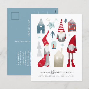 Cartes Pour Fêtes Annuelles De notre nome au vôtre   Noël nordique