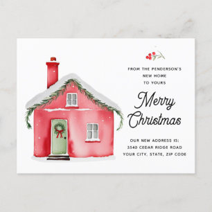 Cartes Pour Fêtes Annuelles De notre nouvelle maison à votre joyeux photo de N