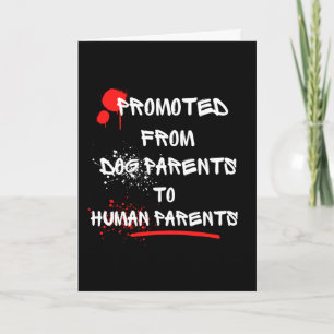 Cartes Pour Fêtes Annuelles De parents de chien à parents humains