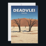 Cartes Pour Fêtes Annuelles Deadvlei Namibie Travel<br><div class="desc">Deadvlei, situé dans le Parc national de Namib-Naukluft en Namibie, est un paysage surréaliste et d'une beauté effroyable qui ressemble à un tableau qui prend vie. Cette poêle d’argile, qui signifie "marais mort", est entourée de quelques-unes des dunes de sable les plus hautes du monde, qui brillent dans des tons...</div>