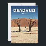 Cartes Pour Fêtes Annuelles Deadvlei Namibie Travel<br><div class="desc">Deadvlei, situé dans le Parc national de Namib-Naukluft en Namibie, est un paysage surréaliste et d'une beauté effroyable qui ressemble à un tableau qui prend vie. Cette poêle d’argile, qui signifie "marais mort", est entourée de quelques-unes des dunes de sable les plus hautes du monde, qui brillent dans des tons...</div>