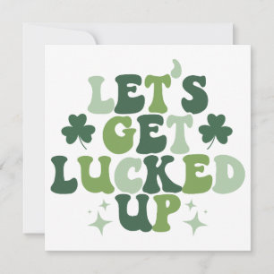 Cartes Pour Fêtes Annuelles Débarrassons-Nous de la Chance SVG/PNG Saint-Patri