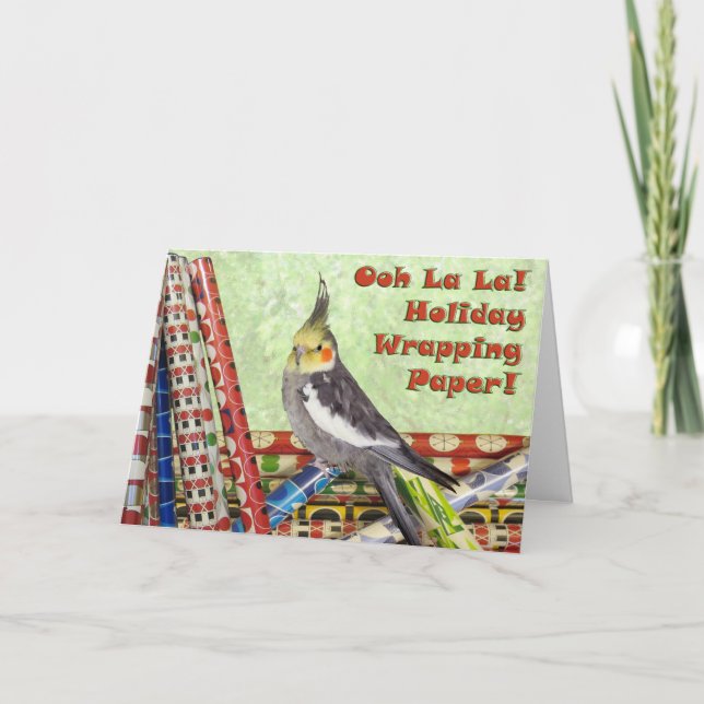 Cartes Pour Fêtes Annuelles Déchiquetage de papier (Devant)