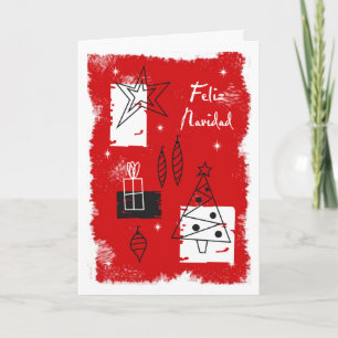 Cartes Pour Fêtes Annuelles Deco de vacances - Espagnol