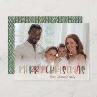 Décontracté vert coloré Noël Pleine photo