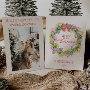 Cartes Pour Fêtes Annuelles Décor coloré rétro Verte Quirky Verre de Noël