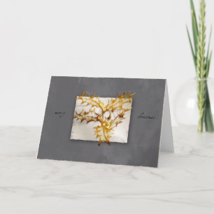 Cartes Pour Fêtes Annuelles Décor de Noël Grunge