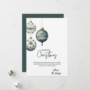 Cartes Pour Fêtes Annuelles Décor moderne de style nordique Noël