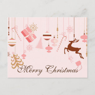 Cartes Pour Fêtes Annuelles Décor simple et élégant Joyeux Noël