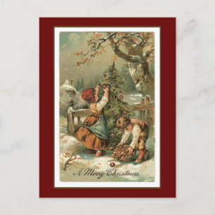 Cartes Pour Fêtes Annuelles Décoration de l'arbre