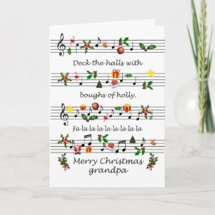 Cartes Pour Fêtes Annuelles Décoration de Noël de Papy Noël La guirlande
