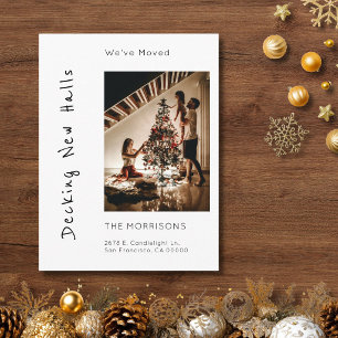 Cartes Pour Fêtes Annuelles Décoration de Nouveaux Couloirs Photo de Noël Nous