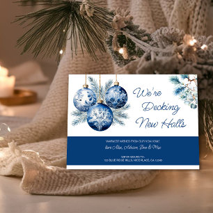 Cartes Pour Fêtes Annuelles Décoration de nouveaux halls Nous avons déménagé N