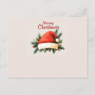 Cartes Pour Fêtes Annuelles Décoration de sapin de Noël simple élégant rouge