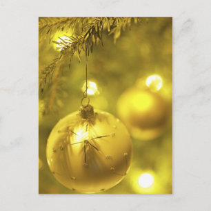 Cartes Pour Fêtes Annuelles Décoration Gold Holiday Tree
