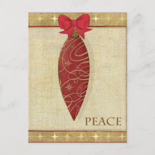 Cartes Pour Fêtes Annuelles Décoration rouge de Noël amour