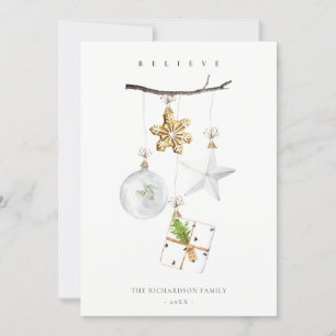 Cartes Pour Fêtes Annuelles Décorations de Noël Étoile Cookie Carillon Croire
