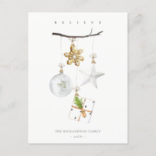 Cartes Pour Fêtes Annuelles Décorations de Noël Étoile Cookie Carillon Croire