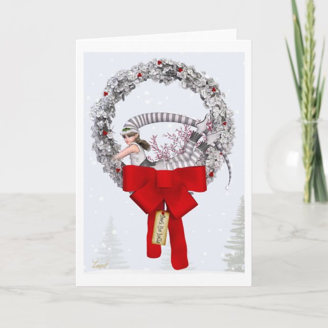 Cartes Pour Fêtes Annuelles Découvrir les halls (Devant)