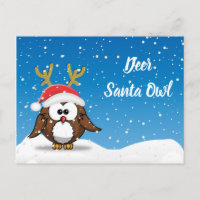 Deer Père Noël Owl