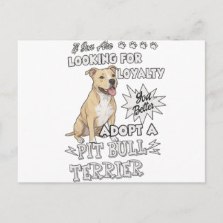 Cartes Pour Fêtes Annuelles Défenseur fidèle du Pit Bull Terrier