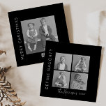 Cartes Pour Fêtes Annuelles Définir Naughty | 5 Photo Collage Noël<br><div class="desc">Célébrez la saison des Fêtes en envoyant ces cartes de fin de année de Noël amusants et enjoués à vos amis et votre famille! Cette carte spéciale de noël comprend un collage de quatre photos sur le devant et une photo plus grande au verso ainsi qu'un salutation de vacances classique,...</div>
