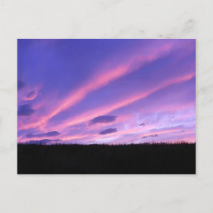 Cartes Pour Fêtes Annuelles Dégradé Crépusculaire Pastel Soirée Inspiré de la 