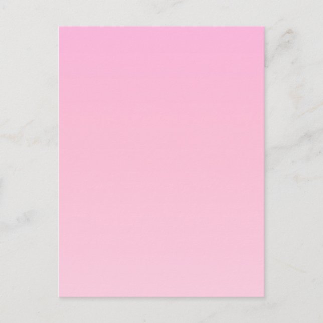Cartes Pour Fêtes Annuelles Dégradé rose (Devant)