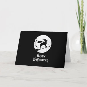 Cartes Pour Fêtes Annuelles Déguisement drôle de sorcière pour Halloween pour