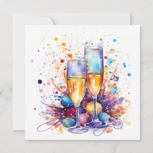 Cartes Pour Fêtes Annuelles Délices étincelants du Nouvel An