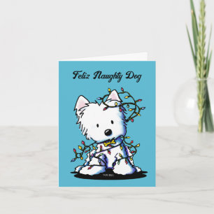 Cartes Pour Fêtes Annuelles Délicieux Westie KiniArt