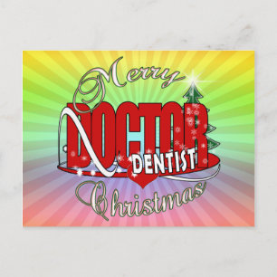 CARTES POUR FÊTES ANNUELLES DENTISTE DE NOËL